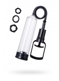 Вакуумная помпа A-toys с уплотнителем и эрекционными кольцами - A-toys - в Волгограде купить с доставкой