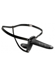 Женский страпон с вагинальной пробкой Double Penetrix Strap-on - 15 см. - Pipedream - купить с доставкой в Волгограде