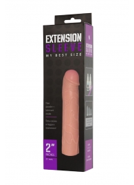 Насадка-удлинитель Extension sleeve телесного цвета - 18,5 см. - Sitabella - в Волгограде купить с доставкой
