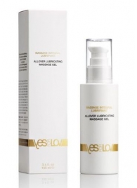 Массажный гель-смазка на силиконовой основе Allover Massage Gel - 100 мл. - YESforLOV - купить с доставкой в Волгограде