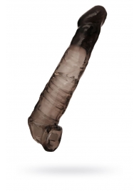 Чёрная насадка на пенис - 22,5 см. - ToyFa - в Волгограде купить с доставкой