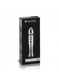 Ребристый фаллоимитатор для электростимуляции Funky Fella Rill Dildo - 13 см. - MyStim - купить с доставкой в Волгограде