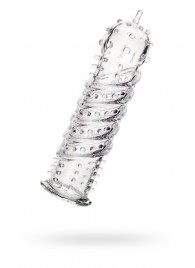 Прозрачная насадка на пенис TOYFA A-Toys - 15,5 см. - A-toys - в Волгограде купить с доставкой