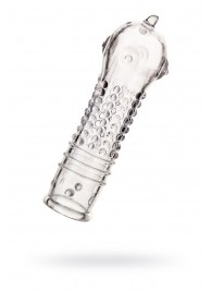 Прозрачная закрытая насадка на пенис TOYFA A-Toys - 14,7 см. - A-toys - в Волгограде купить с доставкой