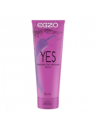Согревающий лубрикант на водной основе Egzo Yes - 50 мл. - EGZO - купить с доставкой в Волгограде
