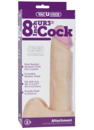 Ультрареалистичная насадка для трусиков Vac-U-Lock 8  ULTRASKYN Cock - 20,57 см. - Doc Johnson - купить с доставкой в Волгограде