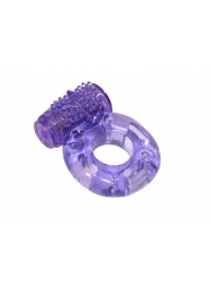 Фиолетовое эрекционное кольцо с вибрацией Rings Axle-pin - Lola Games - в Волгограде купить с доставкой