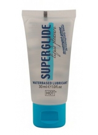 Гель-смазка на водной основе для чувствительной кожи Superglide - 30 мл. - HOT - купить с доставкой в Волгограде