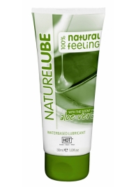 Смазка на водной основе с алоэ вера Nature Lube - 30 мл. - HOT - купить с доставкой в Волгограде