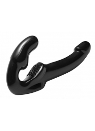 Чёрный безремневой страпон Revolver - XR Brands - купить с доставкой в Волгограде