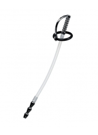 Силиконовый уретральный плаг со сменными фиксирующими кольцами Metal - ToyFa - купить с доставкой в Волгограде