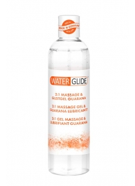 Гель-смазка 2-в-1 MASSAGE   LUBRICANT GUARANA - 300 мл. - Waterglide - купить с доставкой в Волгограде