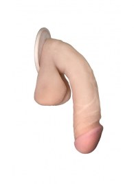 Сувенирный фаллос на присоске 03 - 17 см. - LOVETOY (А-Полимер) - купить с доставкой в Волгограде