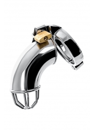 Серебристый мужской пояс верности TOYFA Metal - ToyFa - купить с доставкой в Волгограде