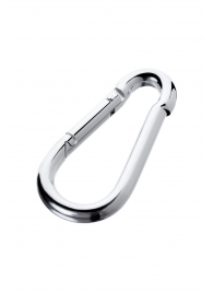 Серебристый карабин TOYFA Metal - ToyFa - купить с доставкой в Волгограде