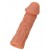 Телесная реалистичная насадка KOKOS Extreme Sleeve 05 с дополнительной стимуляцией - 12,7 см. - KOKOS - в Волгограде купить с доставкой