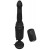 Черный вибромассажер с функцией поступательных движений Ass Thruster - Pipedream - купить с доставкой в Волгограде