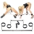 Комплект наручников и наножников с распорками Spread  em Bar and Cuff Set - Pipedream - купить с доставкой в Волгограде