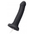 Черный фаллос с имитацией эякуляции Silicon Cum Dildo L - 19,6 см. - Strap-on-me - купить с доставкой в Волгограде