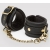 Черные наручники Bound to You Faux Leather Wrist Cuffs - Fifty Shades of Grey - купить с доставкой в Волгограде