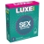 Ребристые презервативы LUXE Royal Sex Machine - 3 шт. - Luxe - купить с доставкой в Волгограде