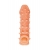 Телесная закрытая насадка с пупырышками Cock Sleeve Size M - 15,6 см. - KOKOS - в Волгограде купить с доставкой