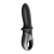 Черный анальный вибратор Hot Passion с функцией нагрева - Satisfyer - в Волгограде купить с доставкой