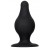 Черная анальная втулка Spade S - 8 см. - Erotist Adult Toys