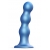 Голубая насадка Strap-On-Me Dildo Plug Balls size S - Strap-on-me - купить с доставкой в Волгограде