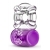 Фиолетовое эрекционное виброкольцо Pleaser Rechargeable C-Ring - Blush Novelties - в Волгограде купить с доставкой