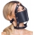 Черный намордник с кляпом-шаром Head Harness With A Gag - Orion - купить с доставкой в Волгограде