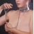 Серебристый ошейник из искусственной кожи - Sitabella - купить с доставкой в Волгограде