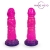 Розовый рельефный фантазийный фаллоимитатор - 20 см. - Bior toys - купить с доставкой в Волгограде