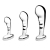 Набор из 3 стальных стимуляторов простаты Stainless Steel P-spot Training Set - b-Vibe - в Волгограде купить с доставкой