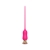 Розовый тонкий стимулятор Nipple Vibrator - 23 см. - I-MOON - купить с доставкой в Волгограде