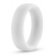 Белое люминесцентное эрекционное кольцо Silicone Glo Cock Ring - Blush Novelties - в Волгограде купить с доставкой