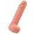 Телесная удлиняющая фаллическая насадка - 16 см. - ToyFa - в Волгограде купить с доставкой