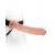 Фаллопротез телесного цвета Hollow Strap-On - 29 см. - Pipedream - купить с доставкой в Волгограде