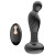 Черный массажер простаты с вибрацей и возвратно-поступательными движениями - Boys of Toys - в Волгограде купить с доставкой