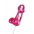 Розовый леденец в форме члена со вкусом айриш крим - 80 гр. - Sosuчki - купить с доставкой в Волгограде