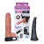 Страпон с 2 насадками и вибрацией UniStrap - 20 и 18 см. - LOVETOY (А-Полимер) - купить с доставкой в Волгограде