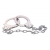 Наручники из металла с длинной цепочкой CHROME HANDCUFFS METAL HANDCUFFS W. KEY - NMC - купить с доставкой в Волгограде