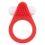Красное эрекционное кольцо LIT-UP SILICONE STIMU RING 1 RED - Dream Toys - в Волгограде купить с доставкой