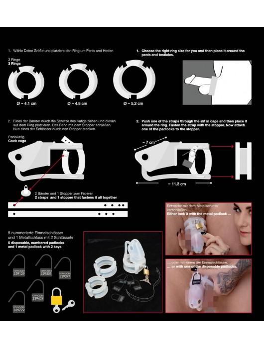 Набор для мужского пояса верности Cock Cage Set - Orion - купить с доставкой в Волгограде