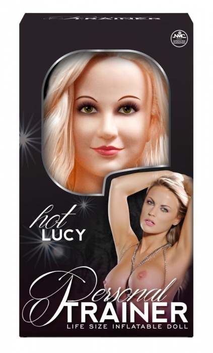 Надувная кукла с вибрацией и 2 любовными отверстиями Hot Lucy Lifesize Love Doll - NMC - в Волгограде купить с доставкой