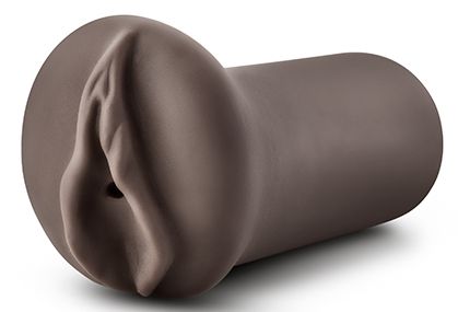 Коричневый мастубратор-вагина Nicole s Kitty - Blush Novelties - в Волгограде купить с доставкой