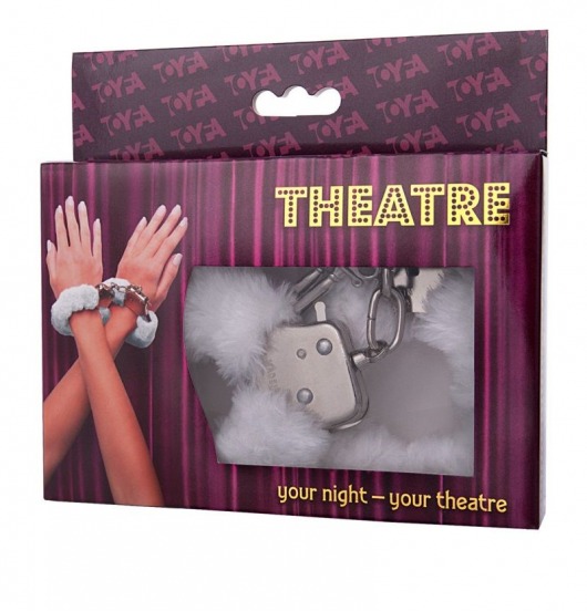 Наручники с белой меховой опушкой - ToyFa - купить с доставкой в Волгограде