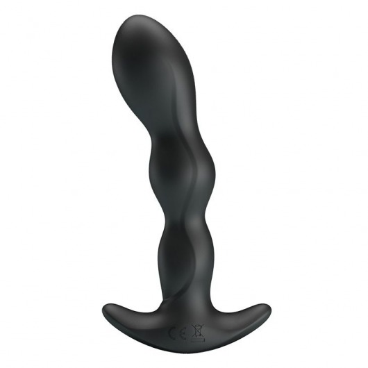 Черный анальный стимулятор простаты с вибрацией Special Anal Massager - 14,5 см. - Baile - в Волгограде купить с доставкой