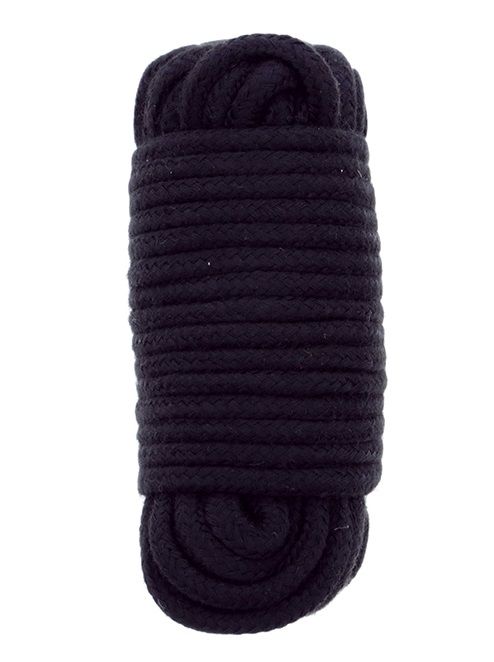 Черная веревка для связывания BONDX LOVE ROPE - 10 м. - Dream Toys - купить с доставкой в Волгограде