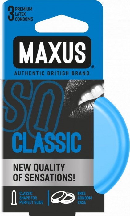 Классические презервативы в железном кейсе MAXUS Classic - 3 шт. - Maxus - купить с доставкой в Волгограде